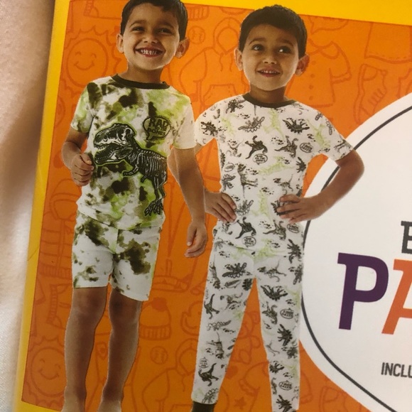 Members Mark 4 Piece Dinosaur Pajama Set for Boys Sz 6 New in Package - Picture 3 of 5